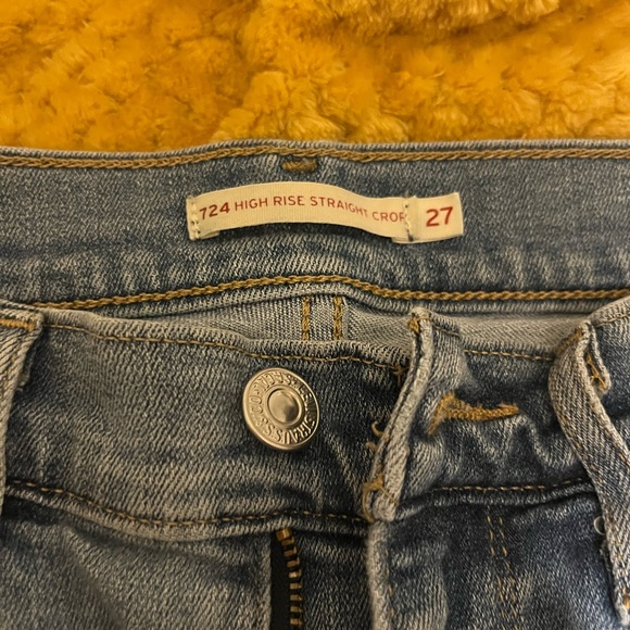 Levis high rise straight crop - Picture 2 of 2